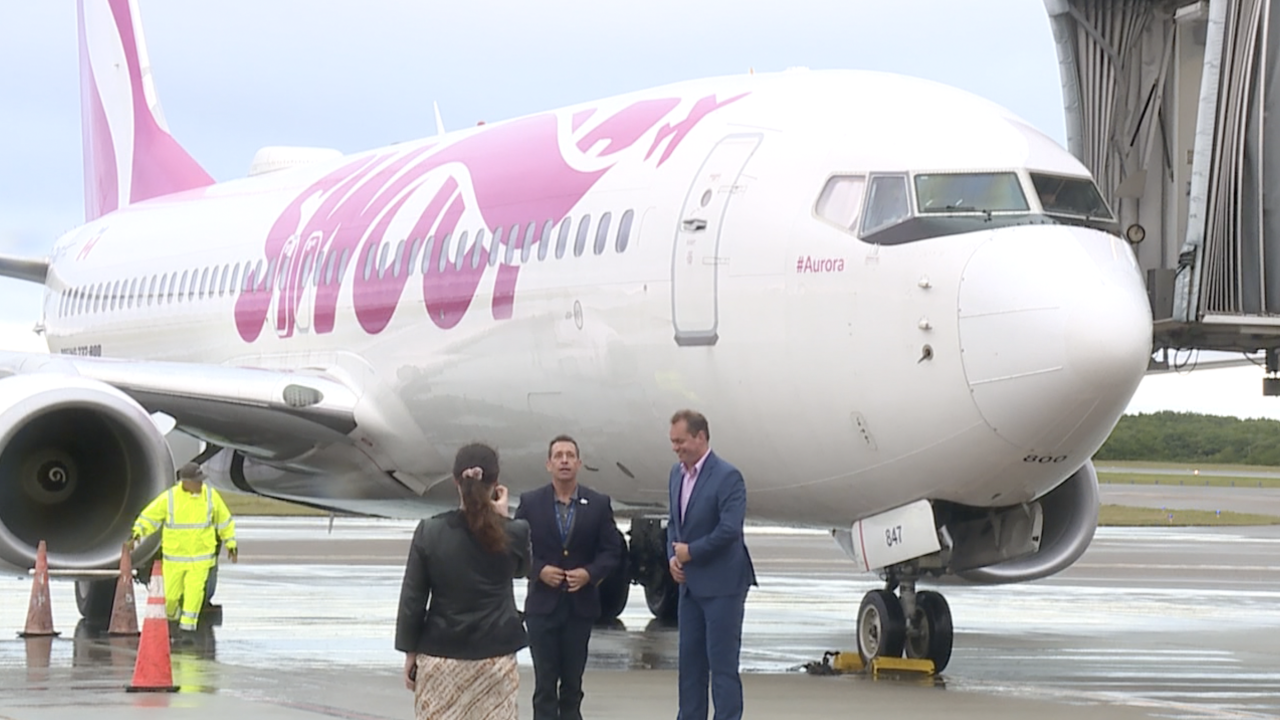 PIE Airport welcomes back first Canadian flight in 18 months PIE Airport welcomes back first Canadian flight in 18 months